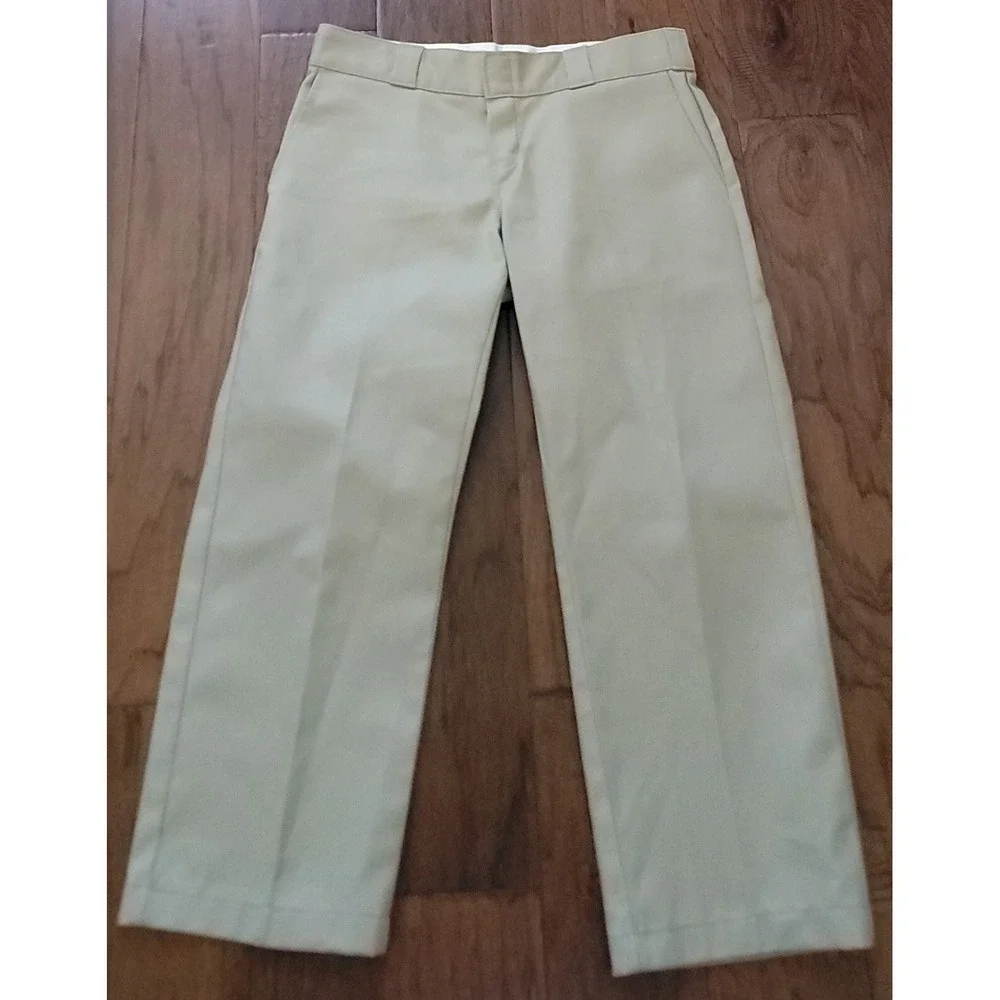 Dickies Women's 774 Original Brown‎ Khakis Workwear Pants Size 30x25